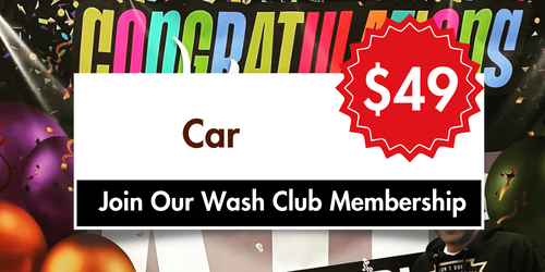 Wash Club Monthly Membership Options