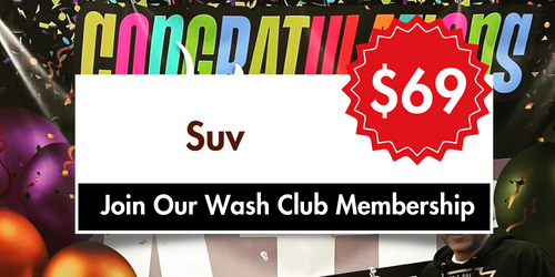 Wash Club Monthly Membership Options